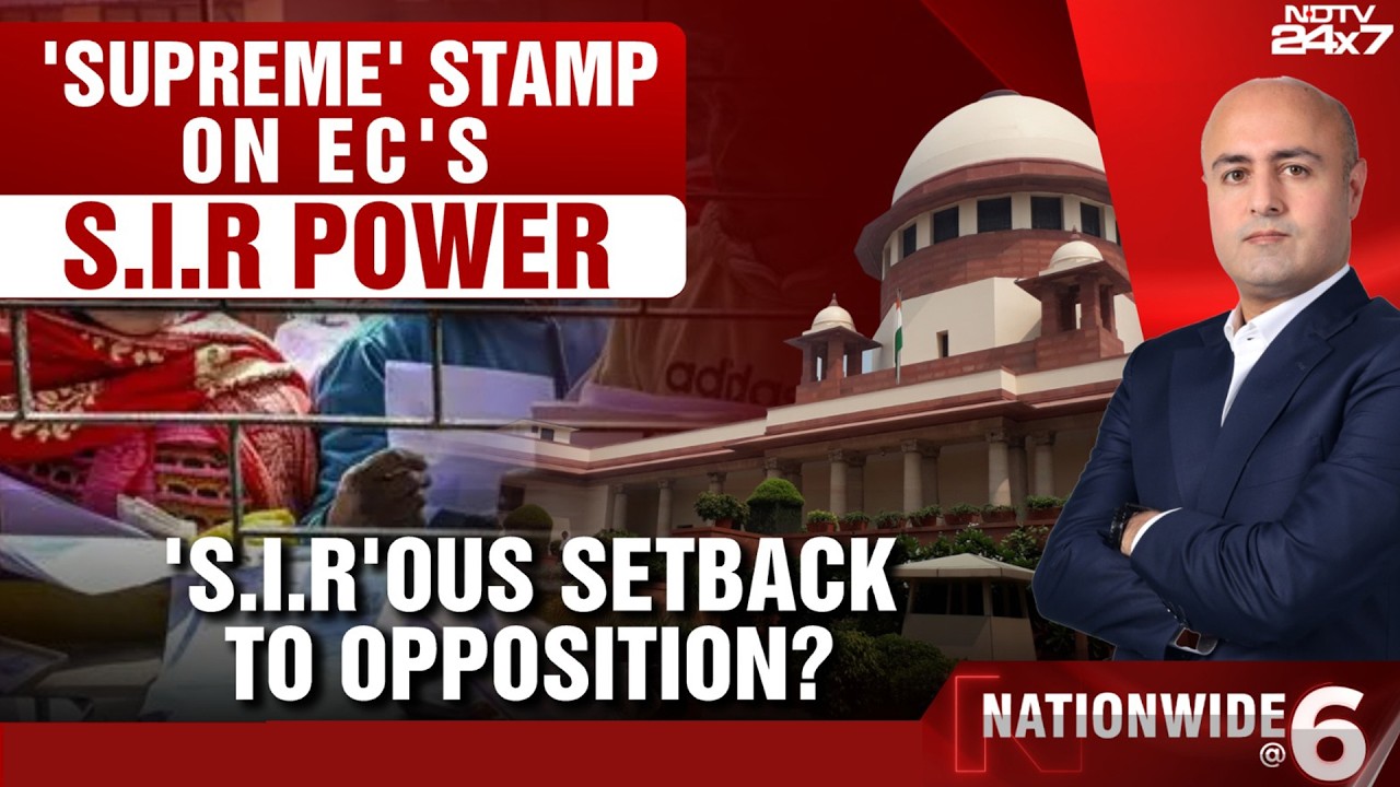 Supreme Court Upholds Election Commission's SIR Exercise, BJP Targets Opposition
