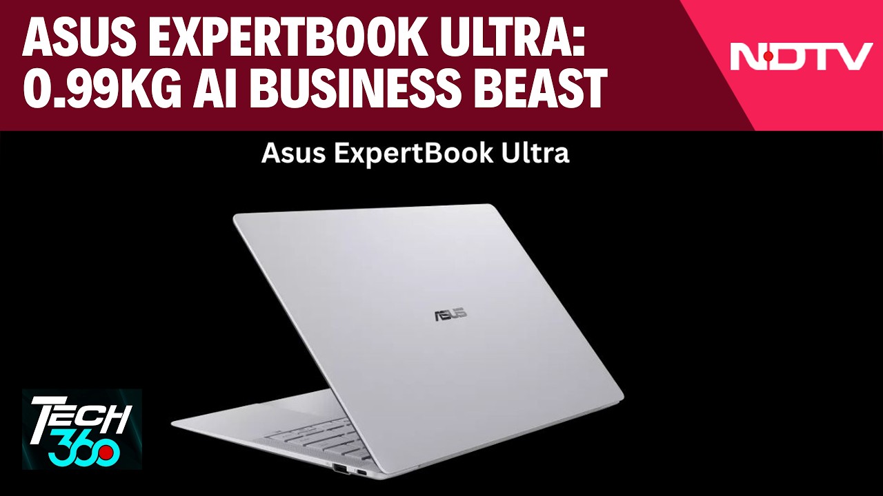 ASUS ExpertBook Ultra Hands-On: 0.99kg AI Laptop With 180 TOPS Power | Tech360