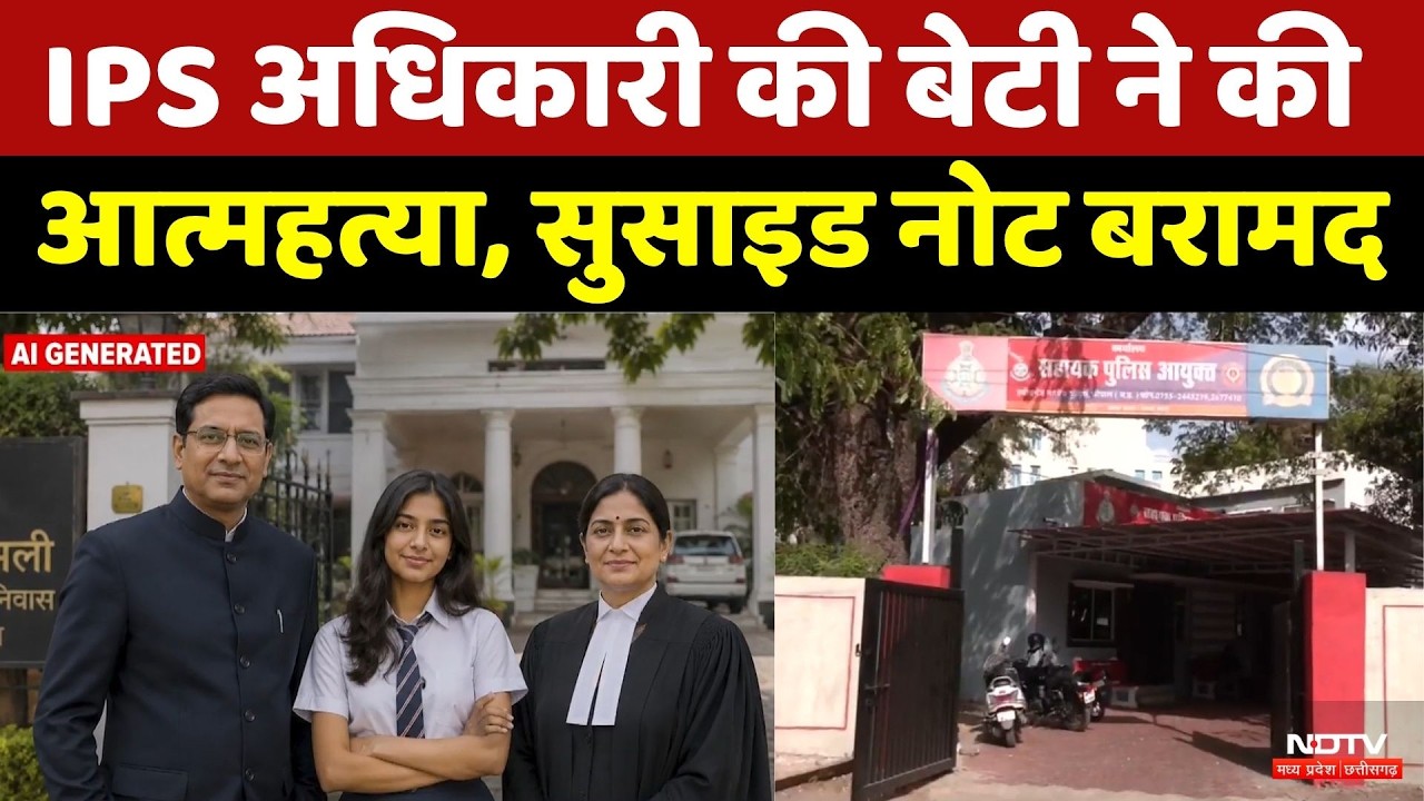 IPS अधिकारी की बेटी ने की Suicide | MP News | Breaking News | Crime News | Bhopal | Hindi News