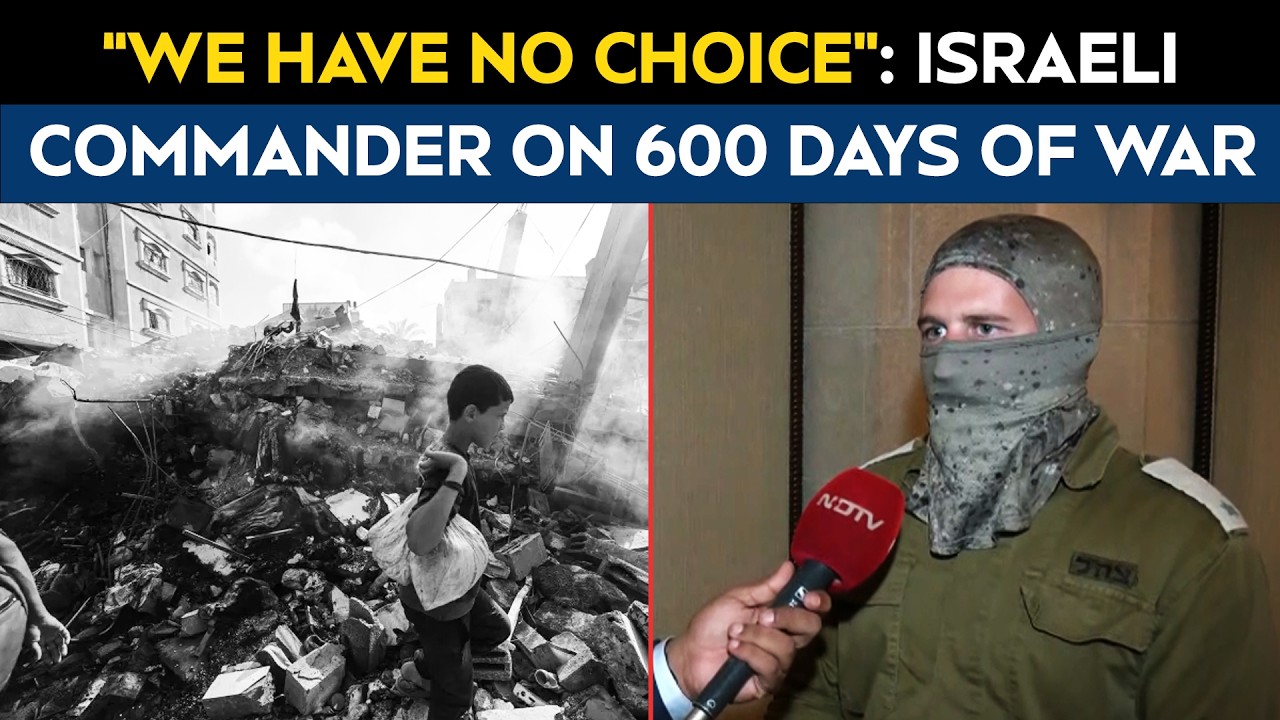 Israel Gaza News | Israeli Reserve Commander To NDTV: “We Are Fighting An Existential Threat”