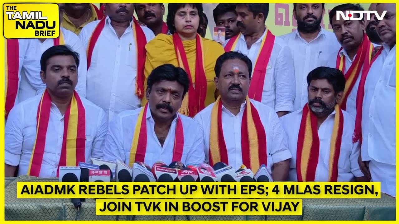 Vijay Reaches Delhi | Vijay’s Delhi Push: Tamil Anthem, Mekedatu, Funds | AIADMK Rebels Patch Up
