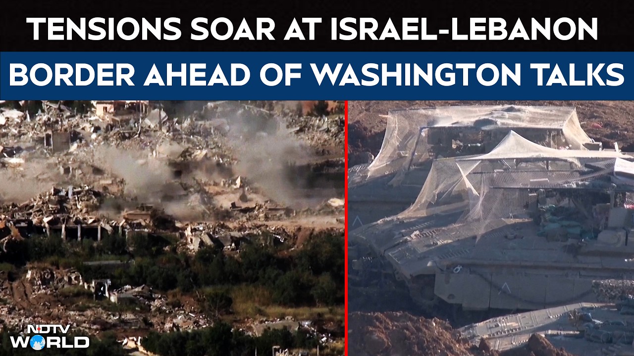Tensions Soar At Israel-Lebanon Border Ahead Of Washington Talks