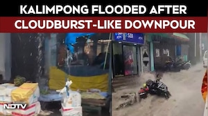 Kalimpong Flooded After Cloudburst-Like Downpour