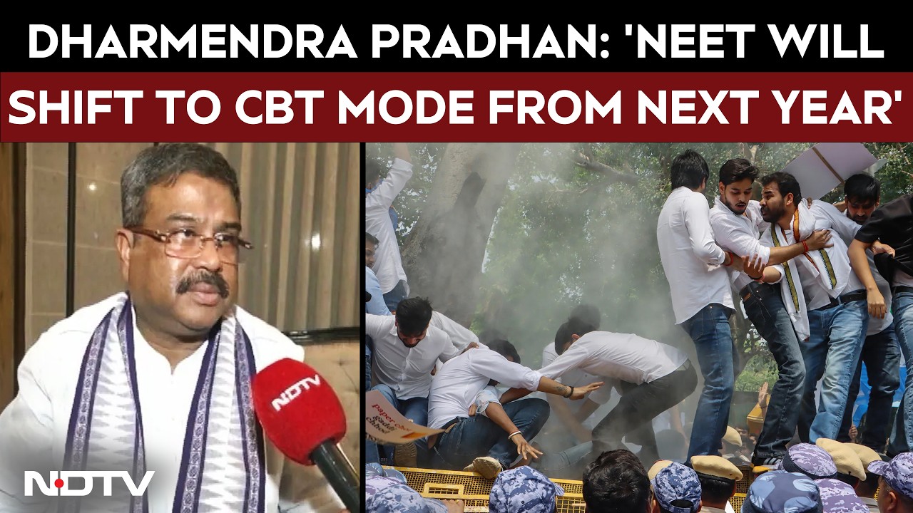 NEET Paper Leak | Dharmendra Pradhan Defends NTA, Says NEET Will Shift To CBT Mode From Next Year