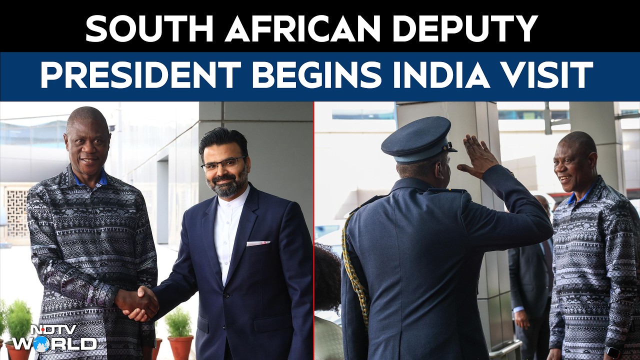BRICS, Trade And Investment: South African Deputy President Begins India Visit