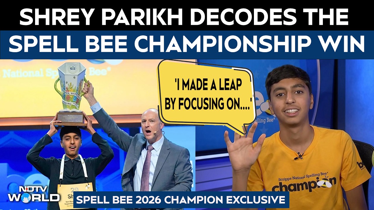 Spell Bee Competition 2026 | Indian-Origin Teen Shrey Parikh Wins Scripps National Spelling Bee