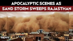 Apocalyptic Scenes As Massive Dust Storm Sweeps Rajasthan's Bikaner