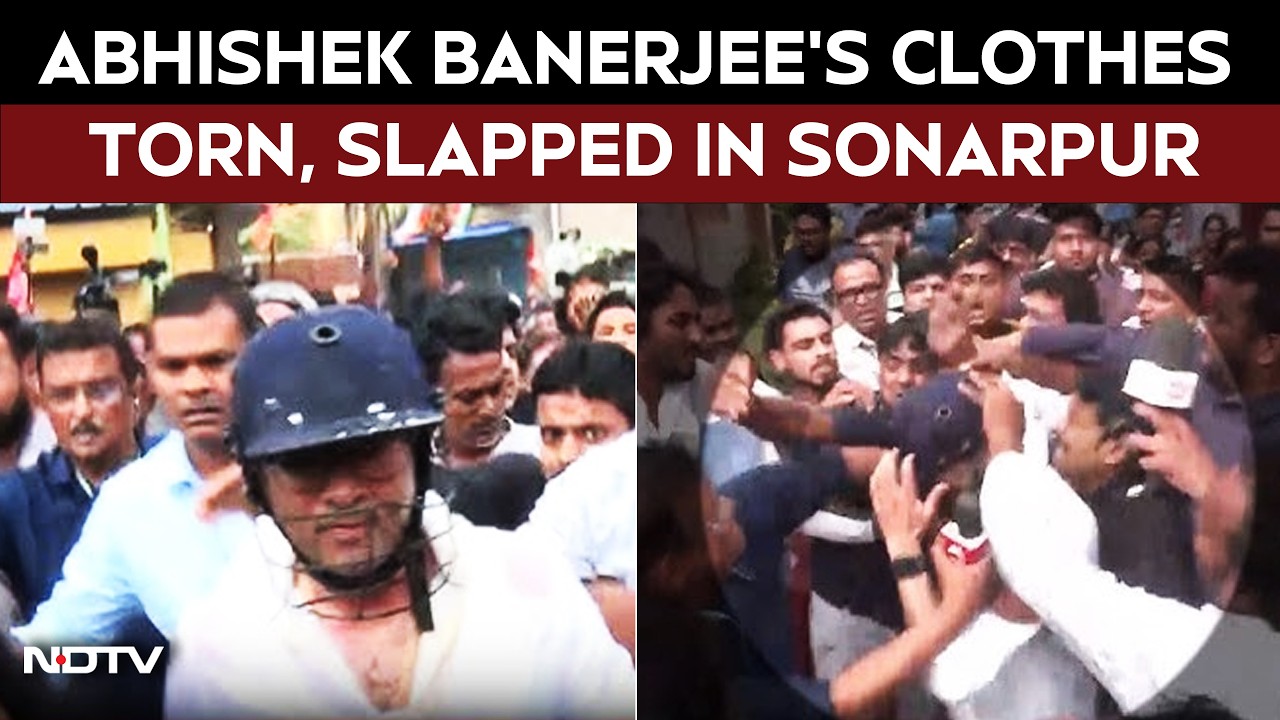 Abhishek Banerjee Attacked, Slapped During Visit To Sonarpur | Sonarpur | Abhishek Banerjee