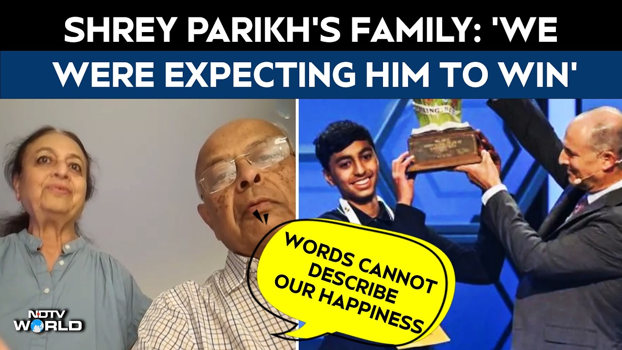Indian-Origin Spell Bee Winner's Grandparents Speak To NDTV