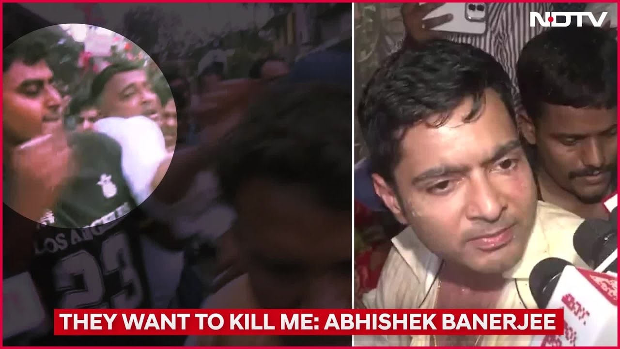 Abhishek Banerjee Attacked During Visit To TMC Worker's House In Sonarpur: "They Want To Kill Me"
