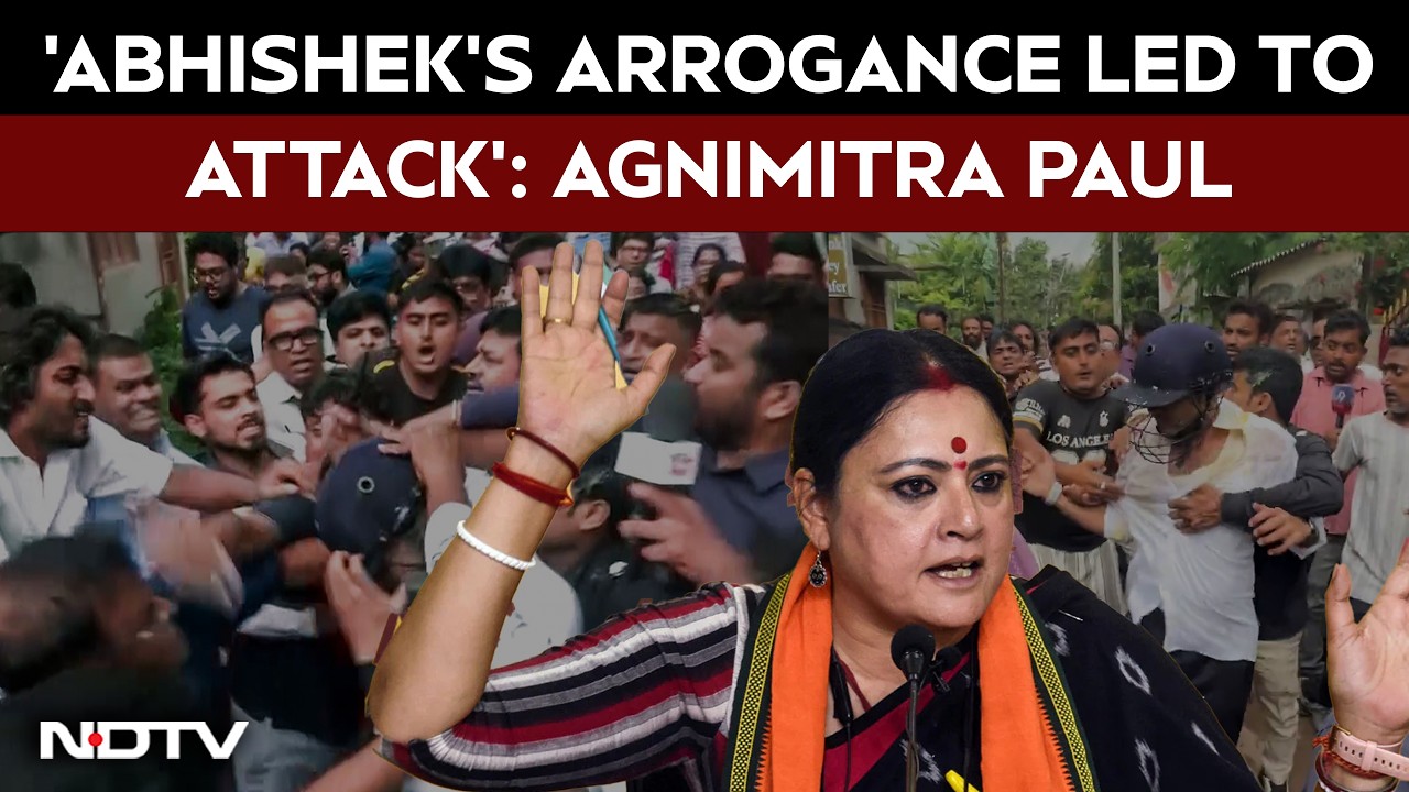 Agnimitra Paul Condemns Attack on Abhishek Banerjee, Blames TMC Politics