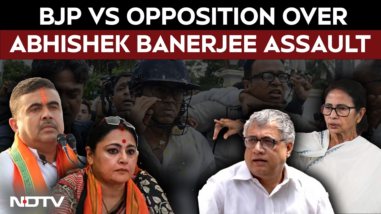 BJP Vs Opposition War Of War Over Assault Of TMC Leader Abhishek Banerjee