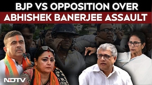 BJP Vs Opposition War Of War Over Assault Of TMC Leader Abhishek Banerjee