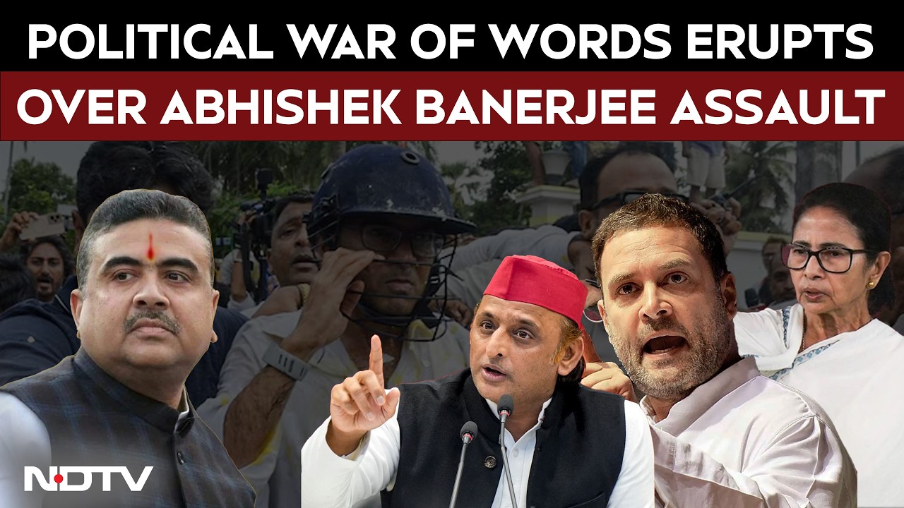 Abhishek Banerjee Attack Row | INDIA Bloc Condemns, BJP Calls It Public Anger In West Bengal