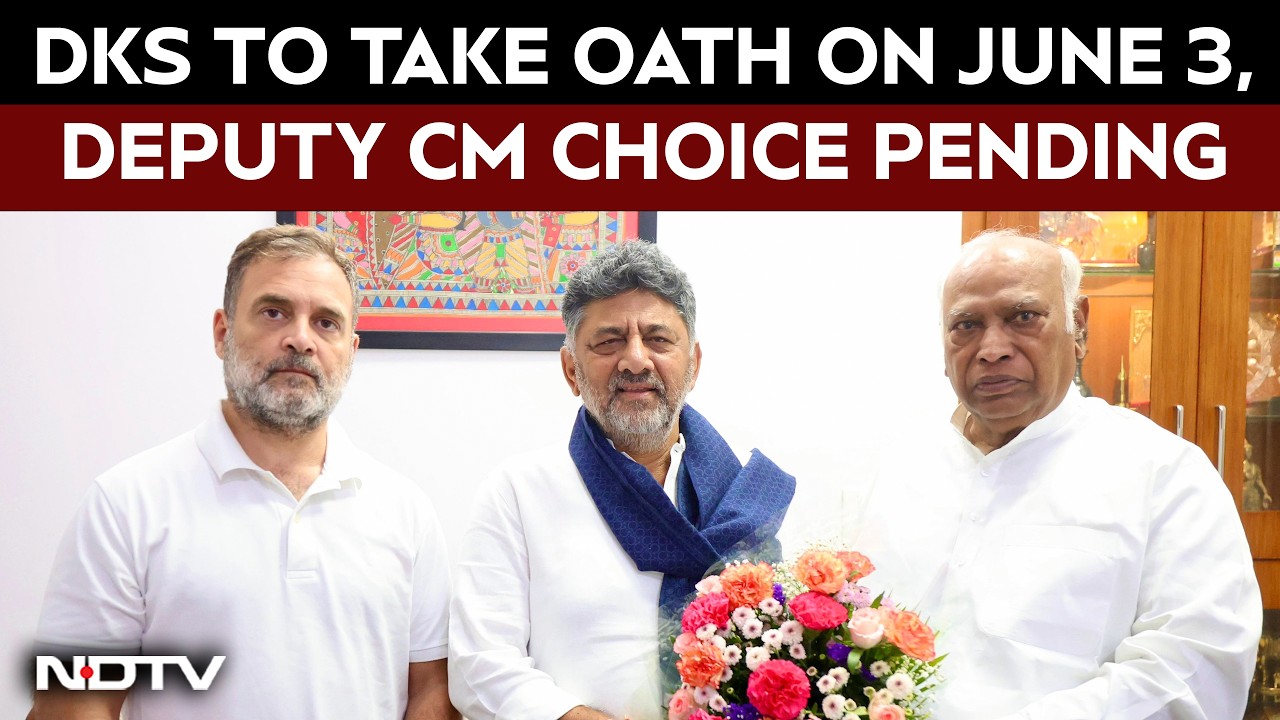 Karnataka Gets New Leadership: DK Shivakumar To Be Sworn In As Chief Minister