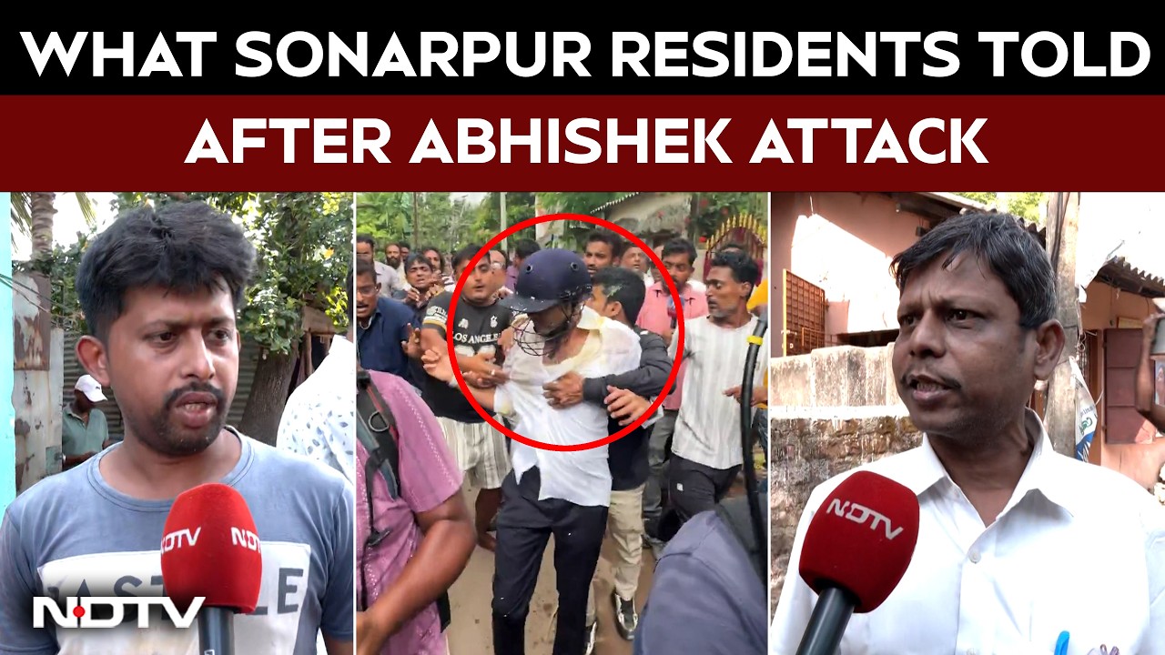 NDTV Reports From Spot Where Abhishek Banerjee Was Assaulted