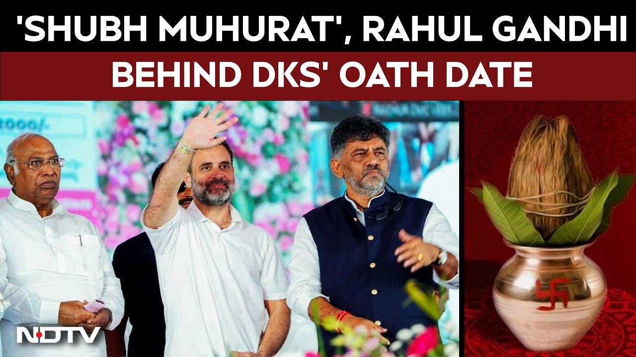 'Shubh Muhurat', Rahul Gandhi's Availability: Why DK Shivakumar Picked June 3 For Oath