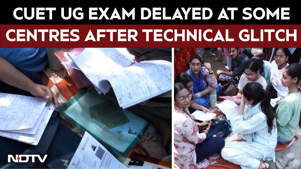 CUET UG Exam Delayed At Some Centres After Technical Glitch