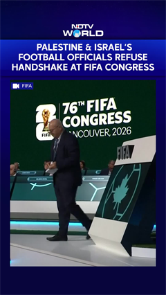 Palestinian And Israeli Football Officials Refuse Handshake At FIFA Congress