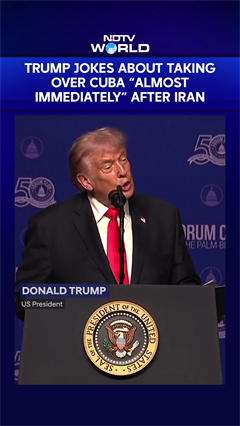 Trump Jokes About Taking Over Cuba 'Almost Immediately' After Iran