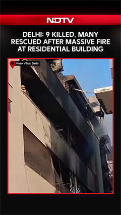 Delhi: 9 Killed, Many Rescued After Massive Fire At Residential Building