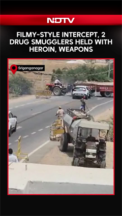 Filmy-Style Intercept In Rajasthan: 2 Drug Smugglers Held With Heroin, Weapons