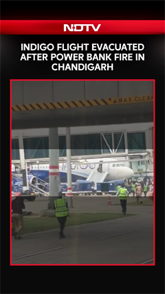 IndiGo Flight Evacuated After Power Bank Fire In Chandigarh, Passengers Safe