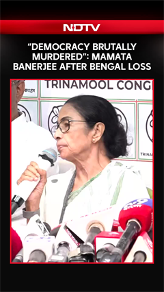 &ldquo;Democracy Brutally Murdered&rdquo;: Mamata Banerjee After Bengal Verdict
