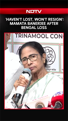 &ldquo;No Question Of Resigning&rdquo;: Mamata Banerjee Blames &ldquo;Conspiracy&rdquo; For Defeat, Rejects Mandate