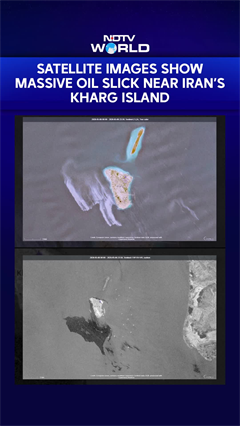 Satellite Images Show Apparent Oil Spill From Iranian Terminal On Kharg Island
