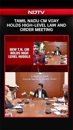 Tamil Nadu Chief Minister Vijay Holds High-Level Law And Order Meeting