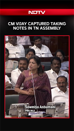 CM Vijay Seen Taking Notes In Tamil Nadu Assembly Amid Heated Session