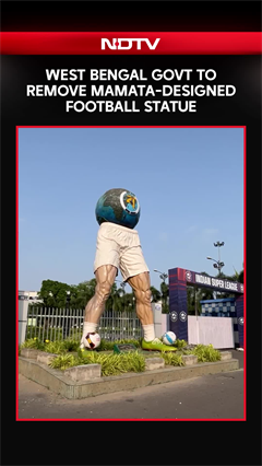 Video: West Bengal Government To Remove Mamata-Designed Salt Lake Stadium Statue