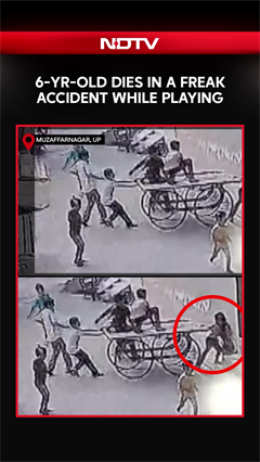 6-Yr-Old Dies In A Freak Accident While Playing, Muzaffarnagar's Incident Caught On Cam