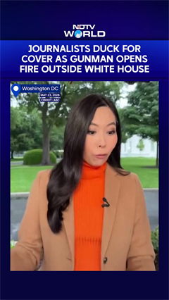 Dramatic Video Shows Gunfire Near White House During Live Report