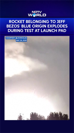 Rocket Belonging To Jeff Bezos' Blue Origin Explodes During Test At Launch Pad: Video