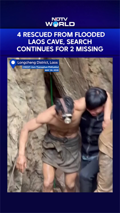 Laos Cave Rescue: 5 Saved, Search On for 2 Missing Villagers