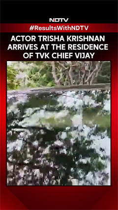 Video: Vijay News | Trisha Spotted At Vijay’s Home Following TVK’s Historic Lead In Tamil Nadu