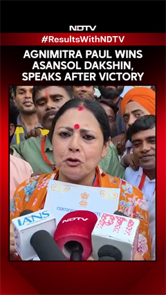 Bengal Polls | Agnimitra Paul Wins Asansol Dakshin by 40,839 Votes, Speaks After Victory