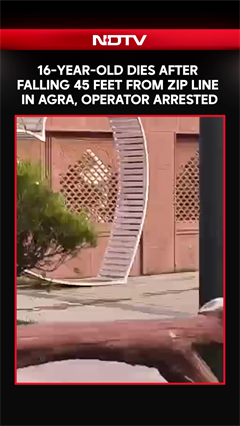 A 16-Year-Old Teen Dies After Falling When Zipline Snaps In Agra, Operator Arrested