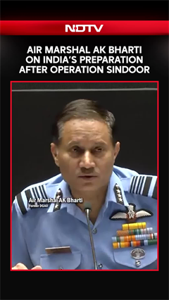 Air Marshal AK Bharti Speaks on India&rsquo;s Preparedness After Operation Sindoor