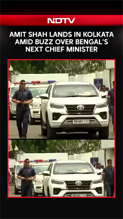 Amit Shah Lands In Kolkata Amid Buzz Over Bengal&rsquo;s Next Chief Minister