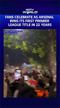 Arsenal Wins Its First Premier League Title In 22 Years, Fans Celebrate In North London