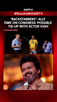 "Backstabbers": DMK On Congress' Possible Tie-Up With Actor Vijay