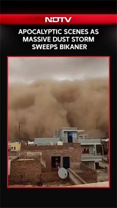 Apocalyptic Scenes As Massive Dust Storm Sweeps Bikaner