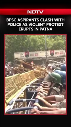 BPSC Aspirants Clash With Police As Violent Protest Erupts In Patna
