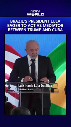 Brazil's President Lula Da Silva Eager To Act As Mediator Between Trump And Cuba