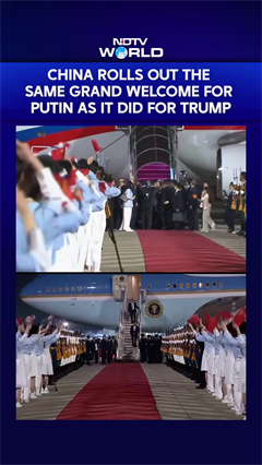 China Rolls Out the Same Grand Welcome For Putin As It Did For Trump Last Week