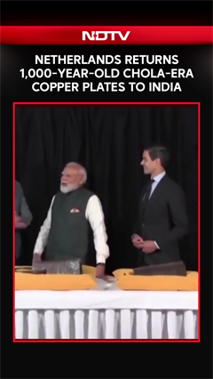 Netherlands Returns 1,000-Year-Old Chola-Era Copper Plates To India