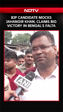 Video: Bengal Repolling News | BJP Candidate Takes Swipe At Jahangir Khan, Predicts Big Win In Falta